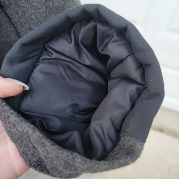 Tommy Hilfiger 2004 Gray and Black Wool Coat /Jacket Size L - Picture 10 of 15